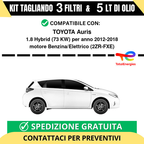 Tagliando per toyota auris - toyota, 1.8