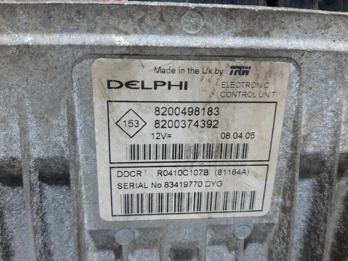 8200498183 engine control unit