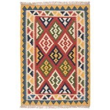 Kilim 121x86 CM Intrecciato a