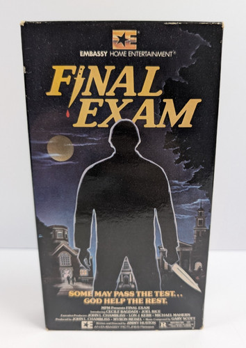 Final exam vhs tape - final, 1981