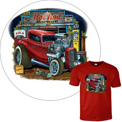 Shirt hot rod auto classic - hot,