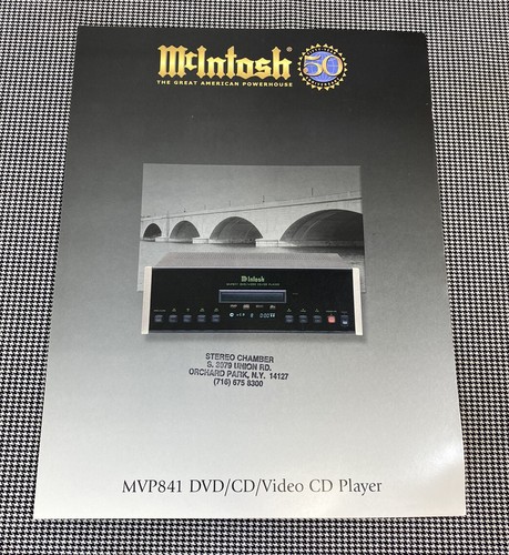 Mcintosh mvp841 dvd - mcintosh,