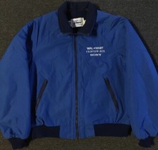 Giacca promozionale vintage anni 80 Sony Walmart L Talon zip fotocamera videogioco software grunge