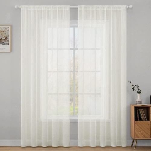 Miulee tende trasparenti con - tende,