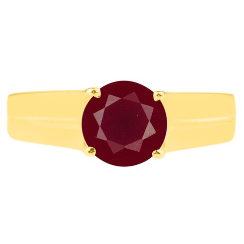 Cts anello rubino rosso - 1,20,