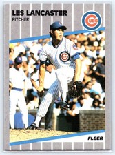 1989 Fleer #429 Les Lancaster