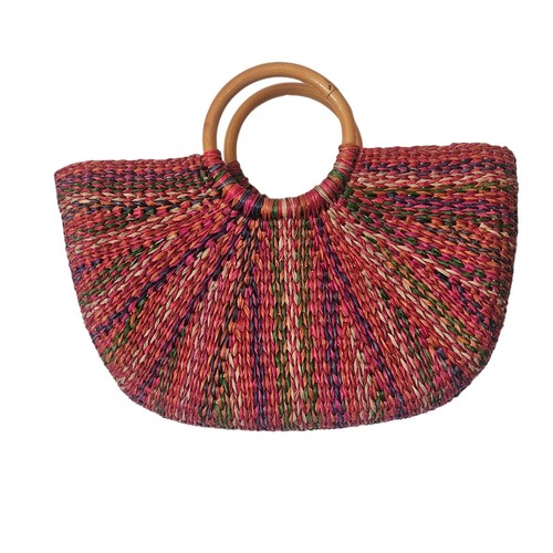 Borsa boho multicolore tessuto - boho,