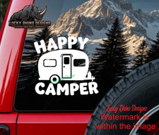 Adesivo Happy Camper Rv