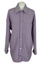 Cappotto viola ZARA taglia Eur