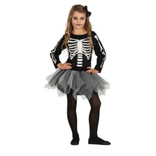 COSTUME SCHELETRO TUTU BAMBINA