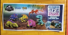 JURASSIC WORLD FUNKO POP KINDER JOY 2024 SCEGLI IL TUO PERSONAGGIO