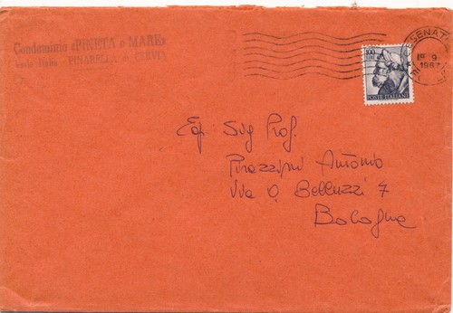 Italia 1961 busta - 1961, con