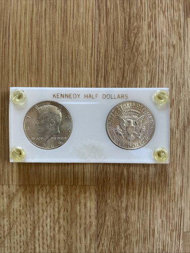 Coppia monete mezzo dollaro - monete,