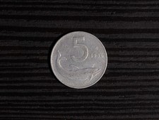 5 lire del 1956 rara
