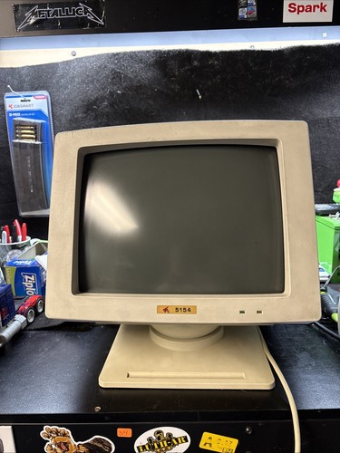 Monitor crt vintage - vintage, 1987,