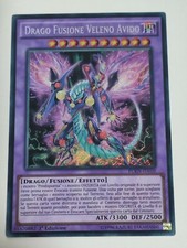 Yu-gi-oh! Drago Fusione Veleno Avido RARA SEGRETA - Italiano