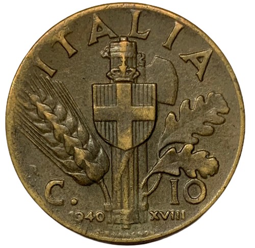 Centesimi 1940 xviii - 10,