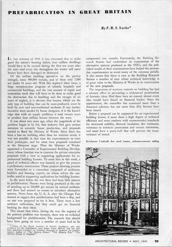 1945 article prefabrication - 1945,