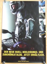 Poster pubblicitario originale Buell® "Abbigliamento e accessori" circa 2003, 69x100cm carta