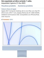 Apple Imac 2021 24 pollici