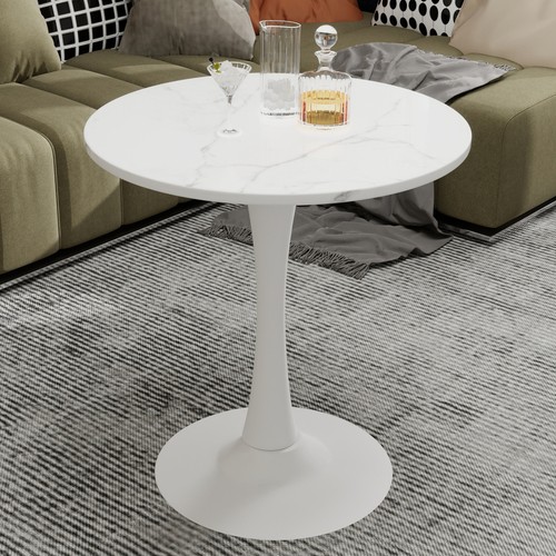 Coffee table marble - table, round