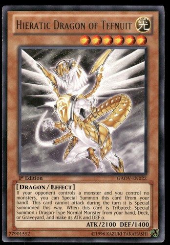Drago ieratico della - ieratico, tefnuit