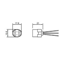 PORTALAMPADA PER NEON