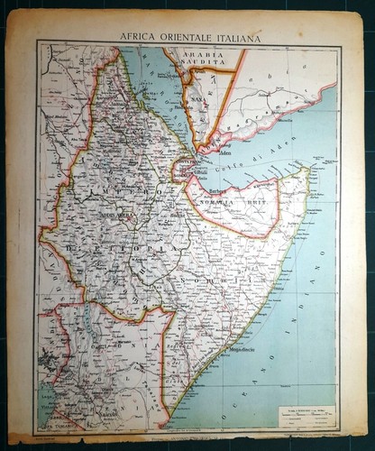 Carta geografica antica africa - geografica,