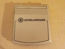 videogioco portatile anni '80 BANDAI ELECTRONICS LCD SOLARPOWER