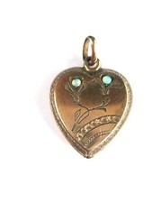 Antico Pendente Cuore Con