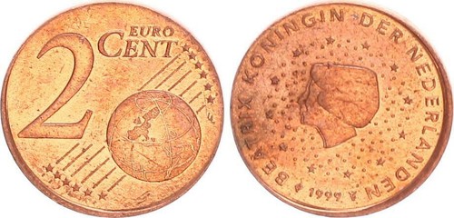 1999 paesi bassi cent - 1999, 2