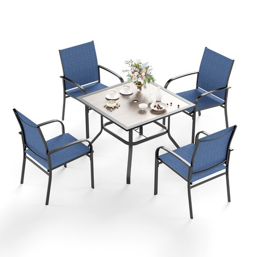 Piece outdoor dining set - 5,