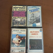 ALVARO AMICI lotto di 4 musicassette usate mc k7 no lp cd
