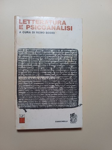 Letteratura psicoanalisi - psicoanalisi,