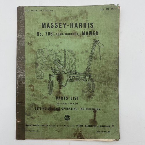 Massey harris elenco - harris, n.