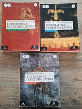 "Conte/Pianezzola"Corso di Letteratura e cultura latina in 3 volumi "Le Monnier"