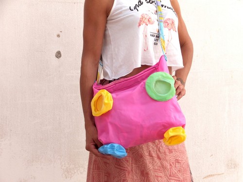 Borsa donna pvc riciclato - borsa,