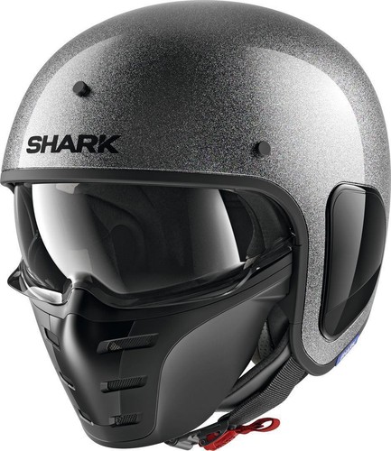 Casco jet shark drak - jet,