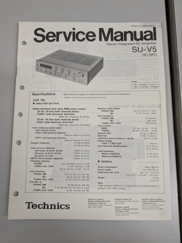 Technics amplificatore - technics, su-v5