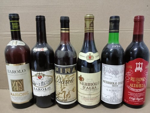 Lotto vini piemontesi anni - 6,