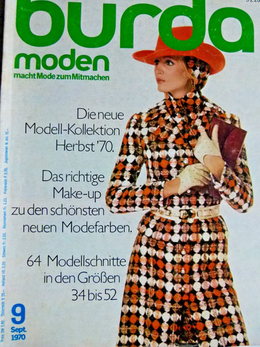 Vecchio quaderno moda burda - vecchio,
