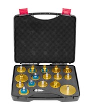 17 Pezzi Dispositivo di Sfiato Freni Adattatore Liquido Freni Sfiato Freni Strumento