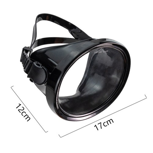 Maschera subacquea visibilità