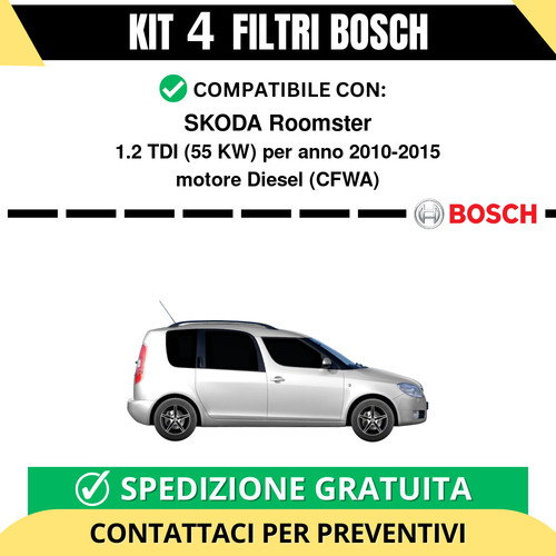 Kit bosch filtri tagliando - bosch,