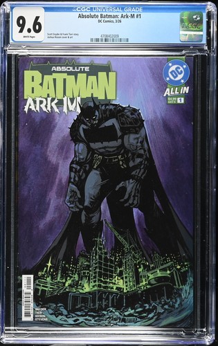 Absolute batman ark 1 cgc - m, #1