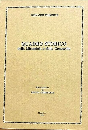 Quadro storico della mirandola - della,