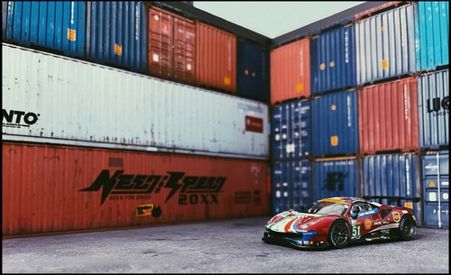 Diorama 87 garage - diorama, 1/43/64/87