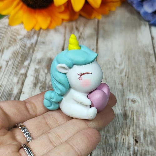 Stampo unicorno con cuore - stampo,