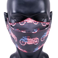 Maschera viso vintage moto USA