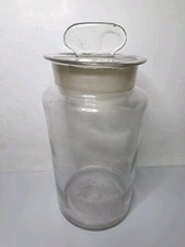 Vecchio contenitore vaso vetro